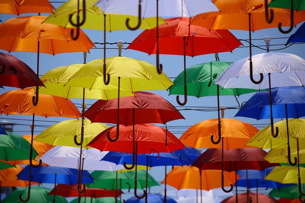 Pszczyna i jej bulwersujące parasolki
